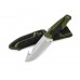Buck Knives 657 Pursuit 4.5" Guthook Fixed Blade Knife - Green/Black